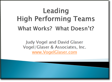 Leading High Performing Teams
